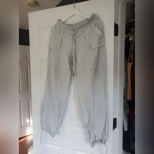 Hardtail linen joggers